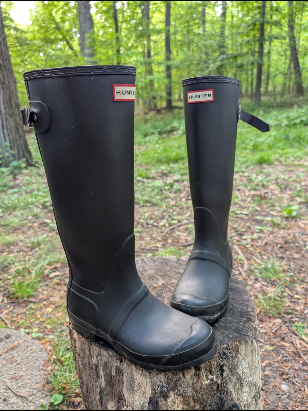 Hunter Classic Tall Black Rain Boots